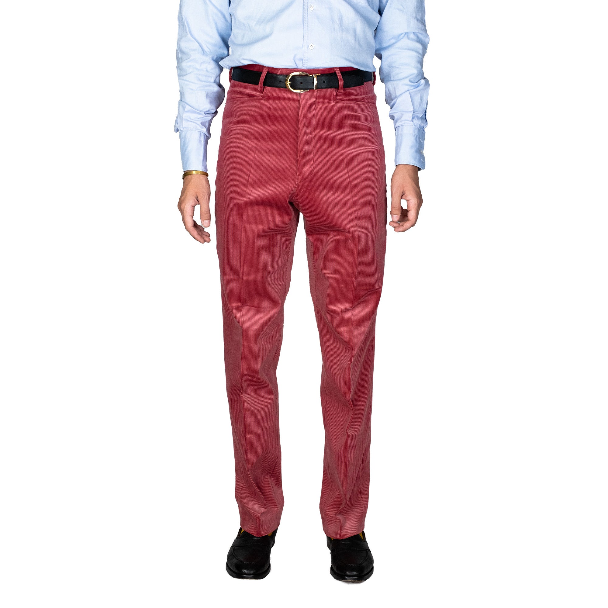 Hose - Candy Coral Medium-Wale Kord