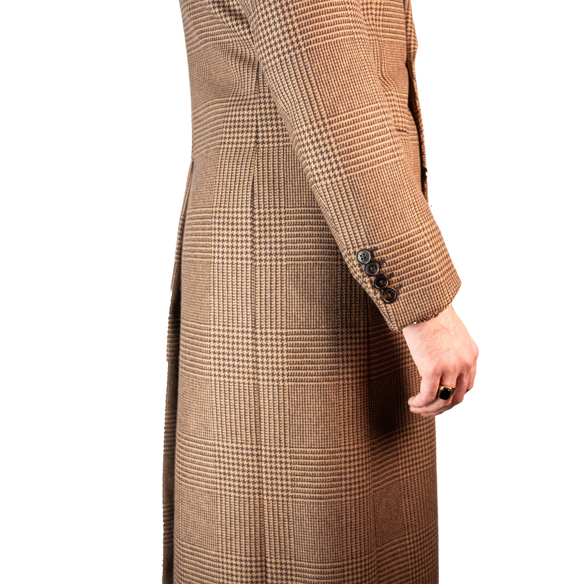 Mantel - Braun-beiger Glencheck von Dugdale