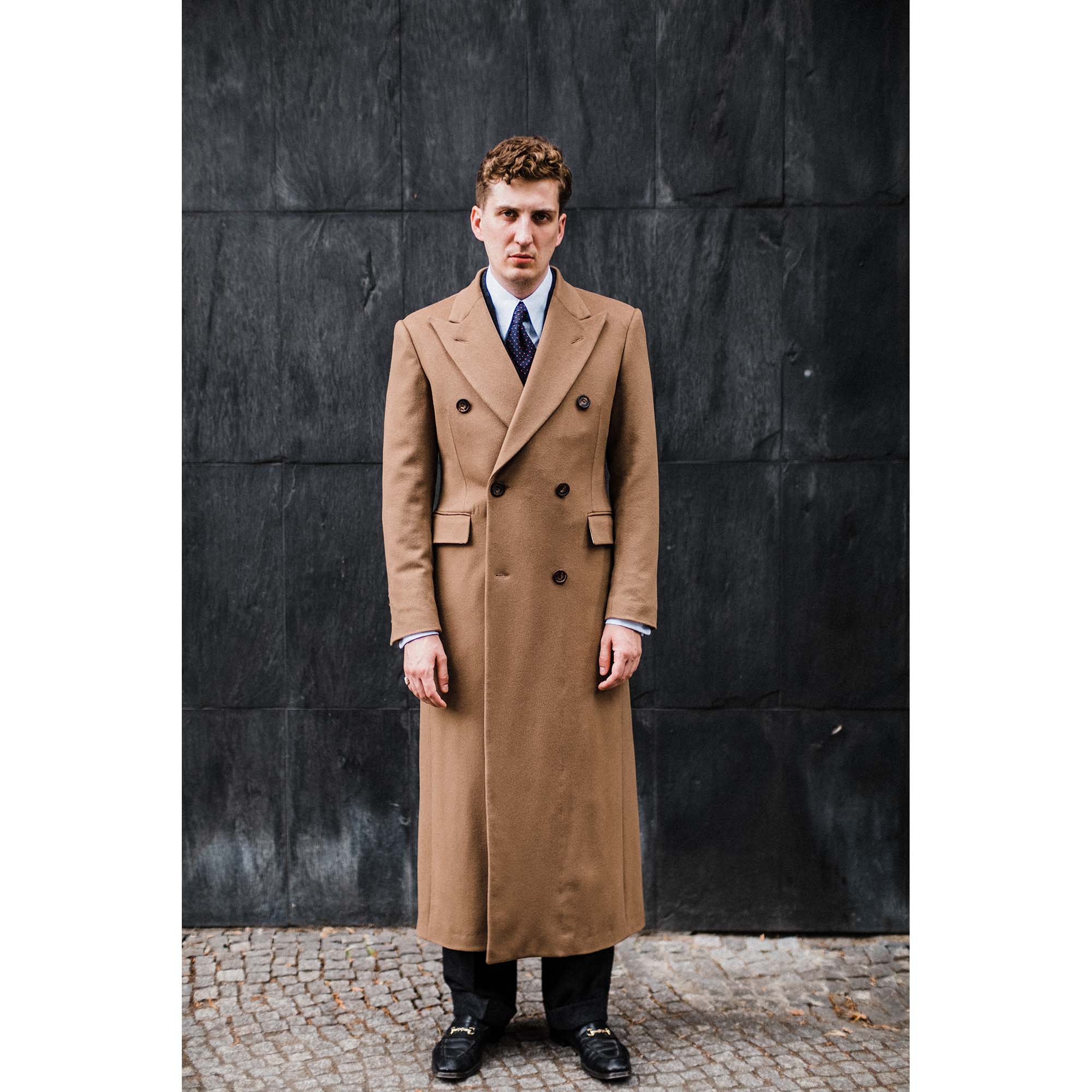Outfit Camel Wollmantel Herren Kombinieren Wintermantel Camel