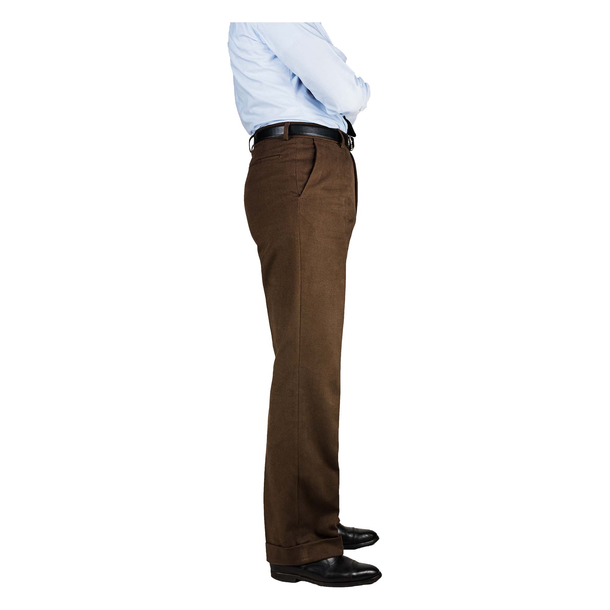 Chino - Chocolate cotton twill