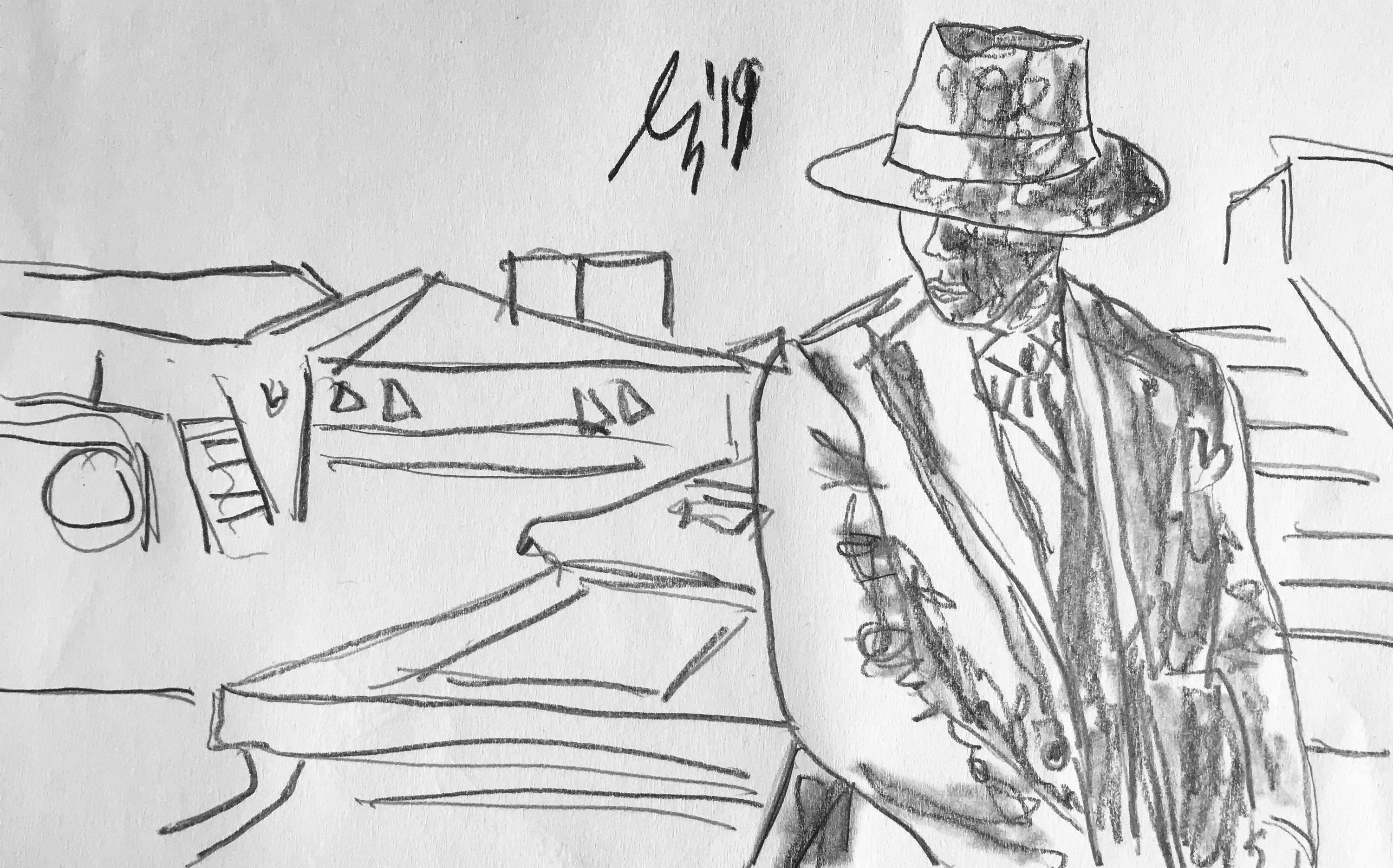 Pitti Uomo 95 - Blau-grau