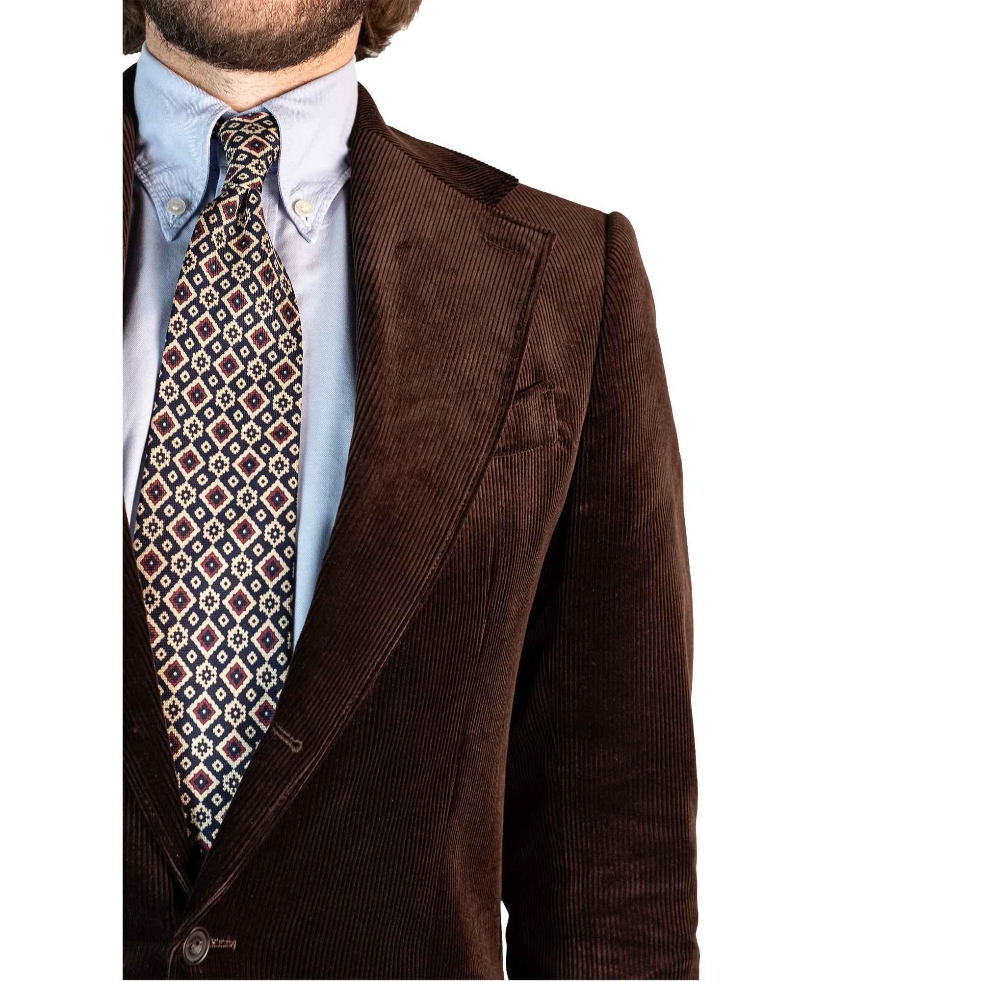 Jacket - chocolate medium wale corduroy