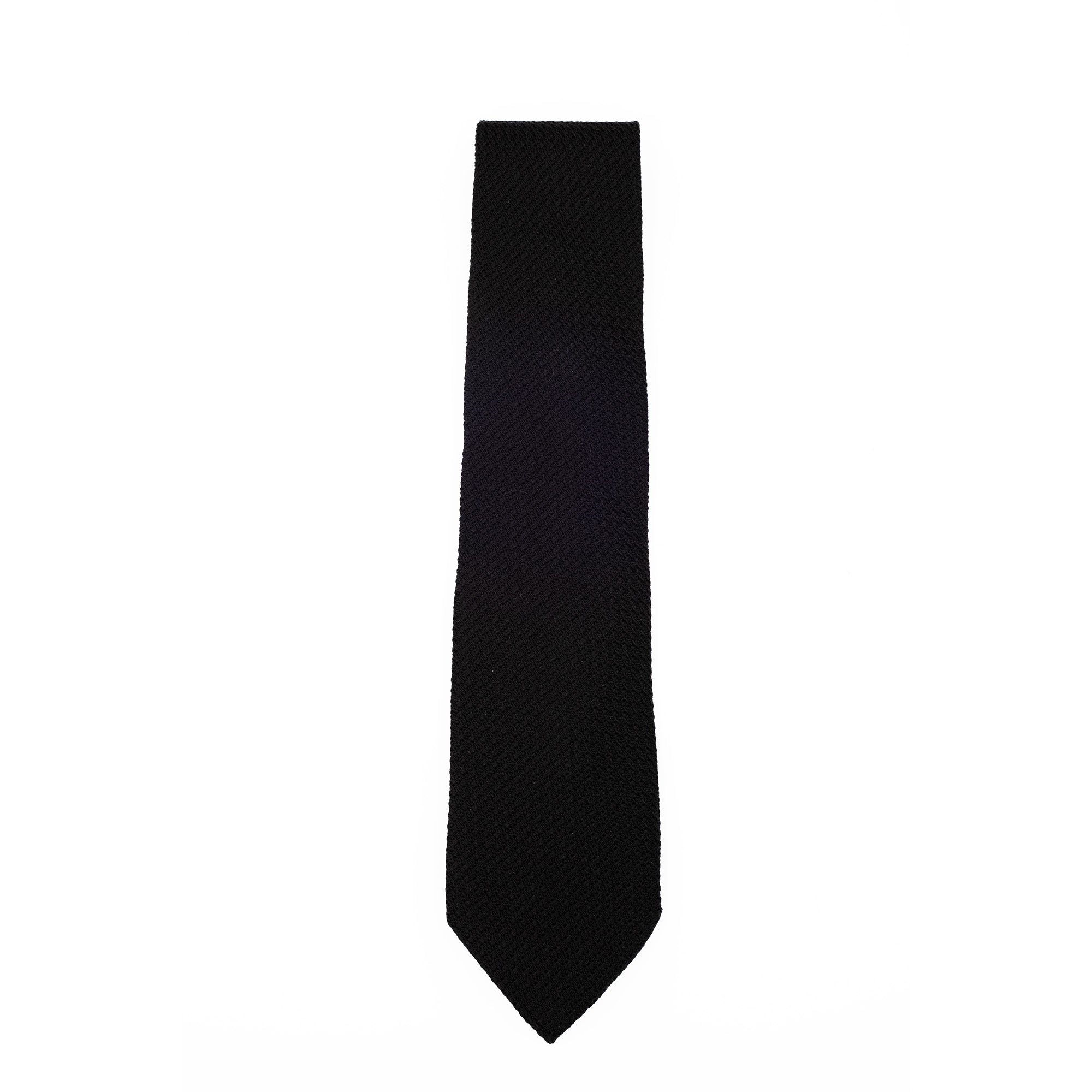 Tie - Black Grenadine