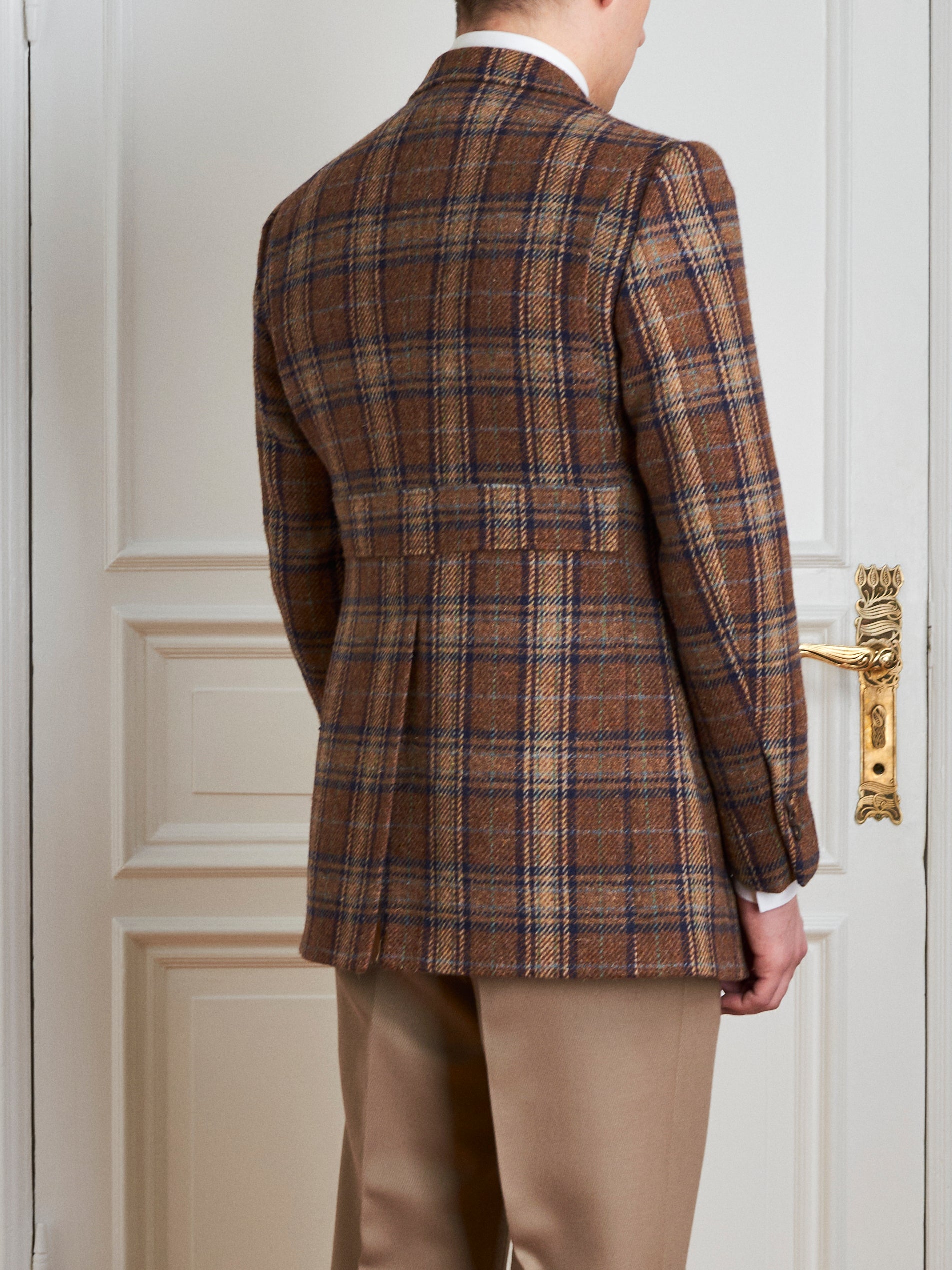Jacket - Brown checked tweed