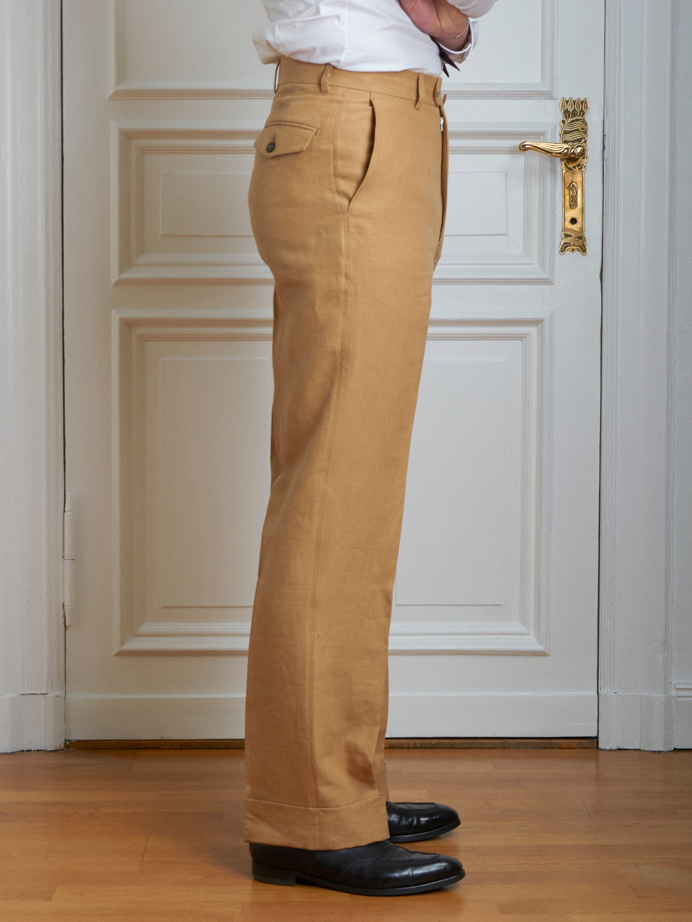 Anzug - Beiger Leinen