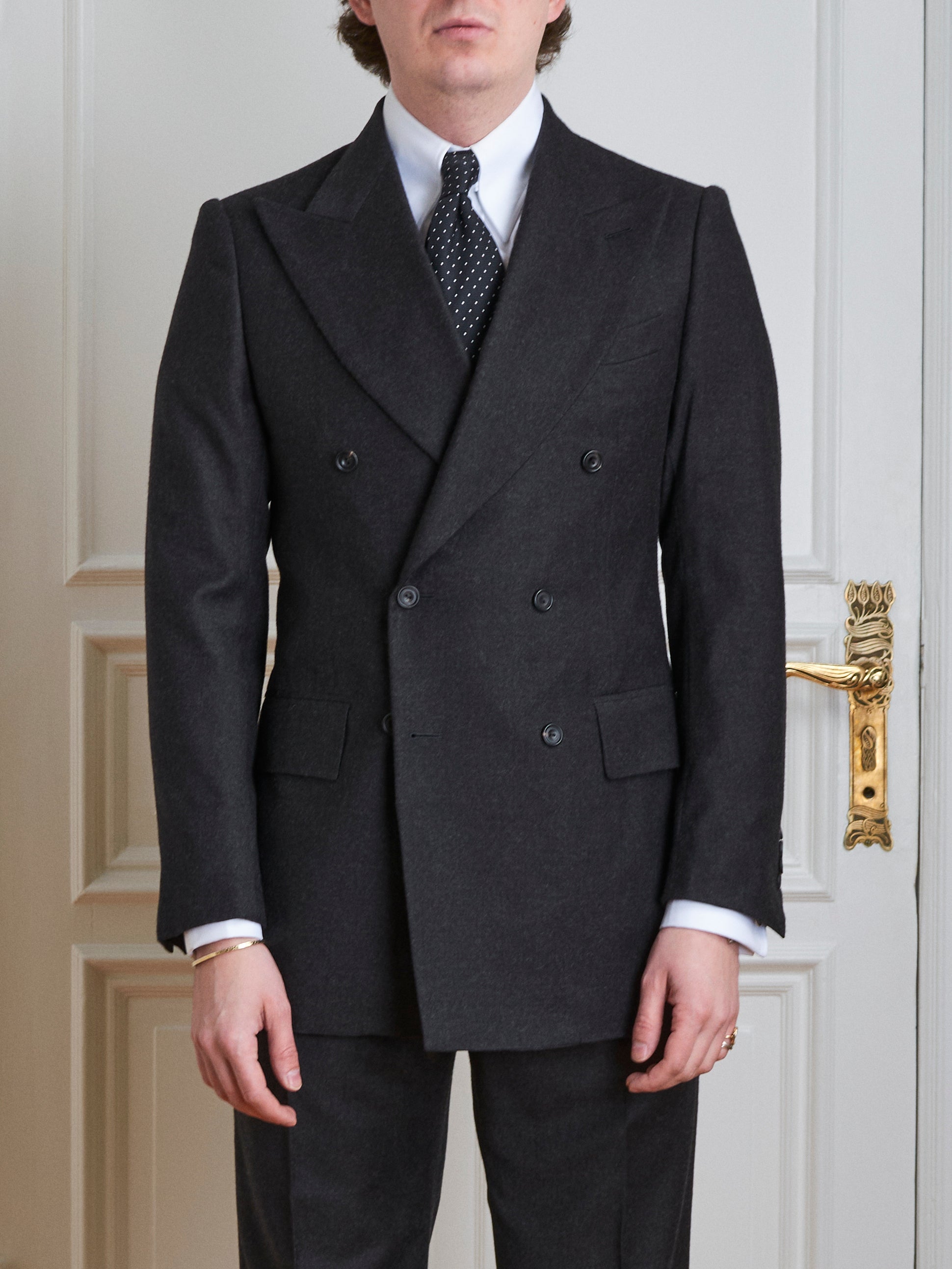 Suit - Charcoal flannel