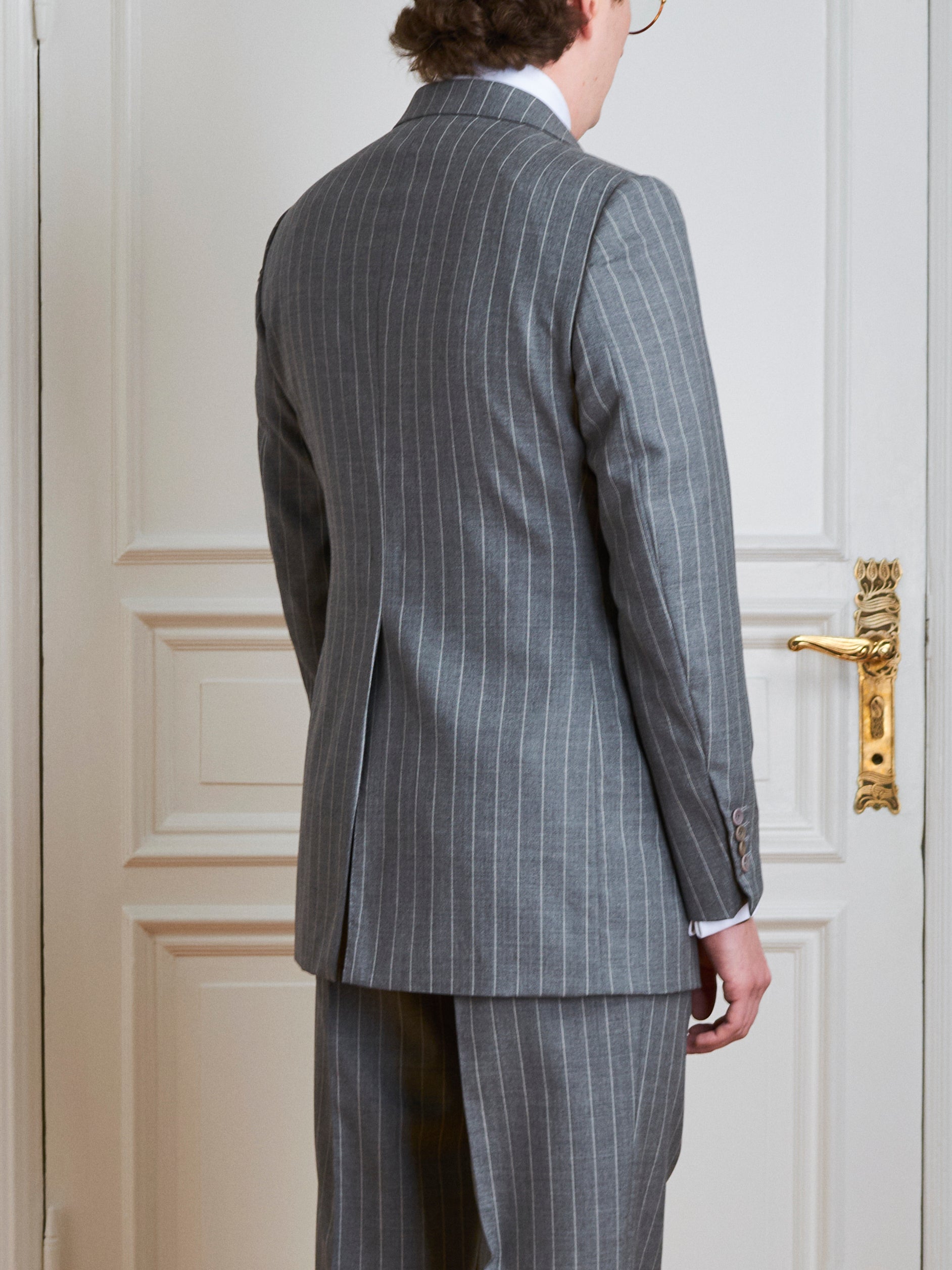 Suit - ligth-grey pinstripe