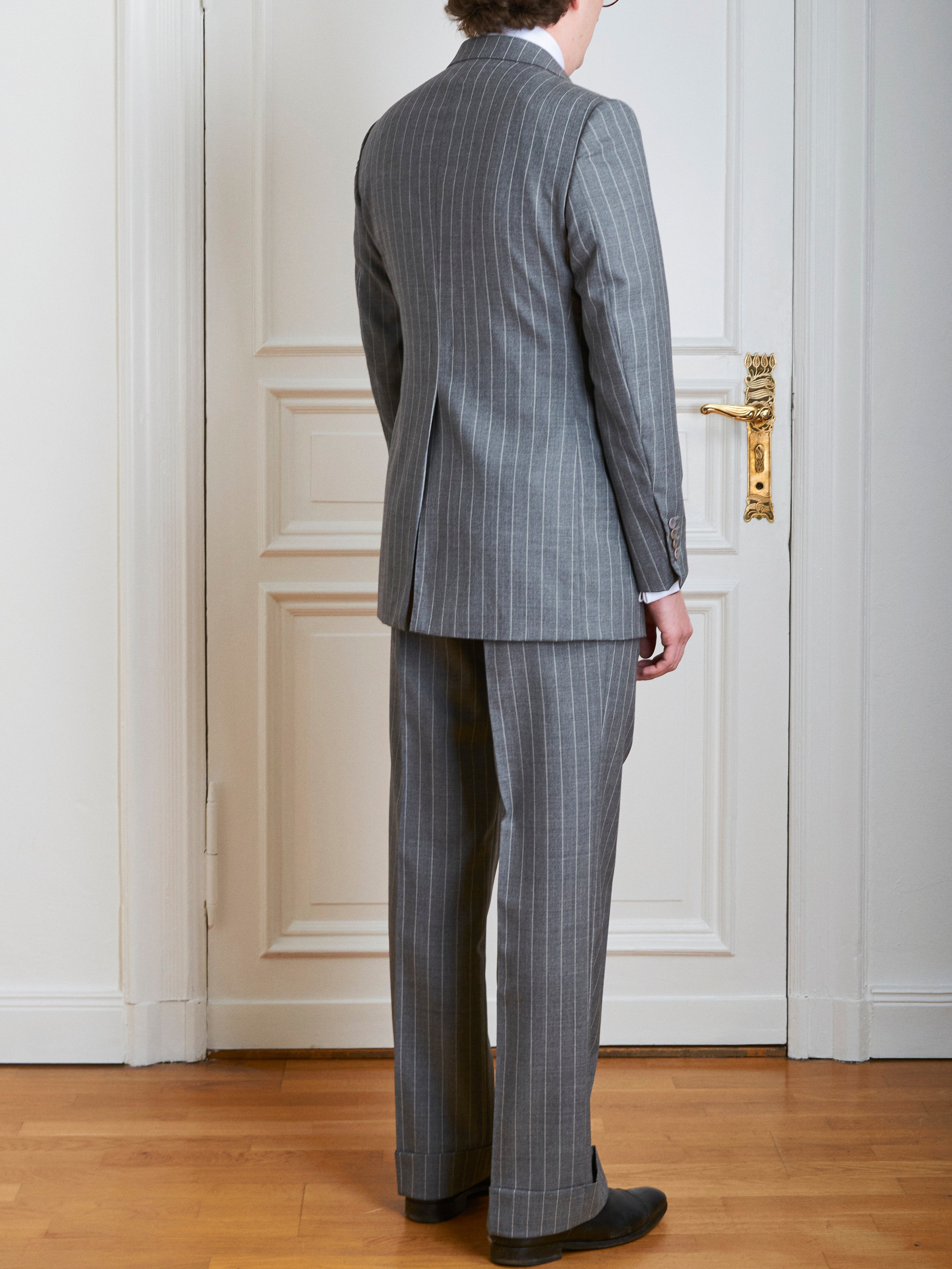 Suit - ligth-grey pinstripe