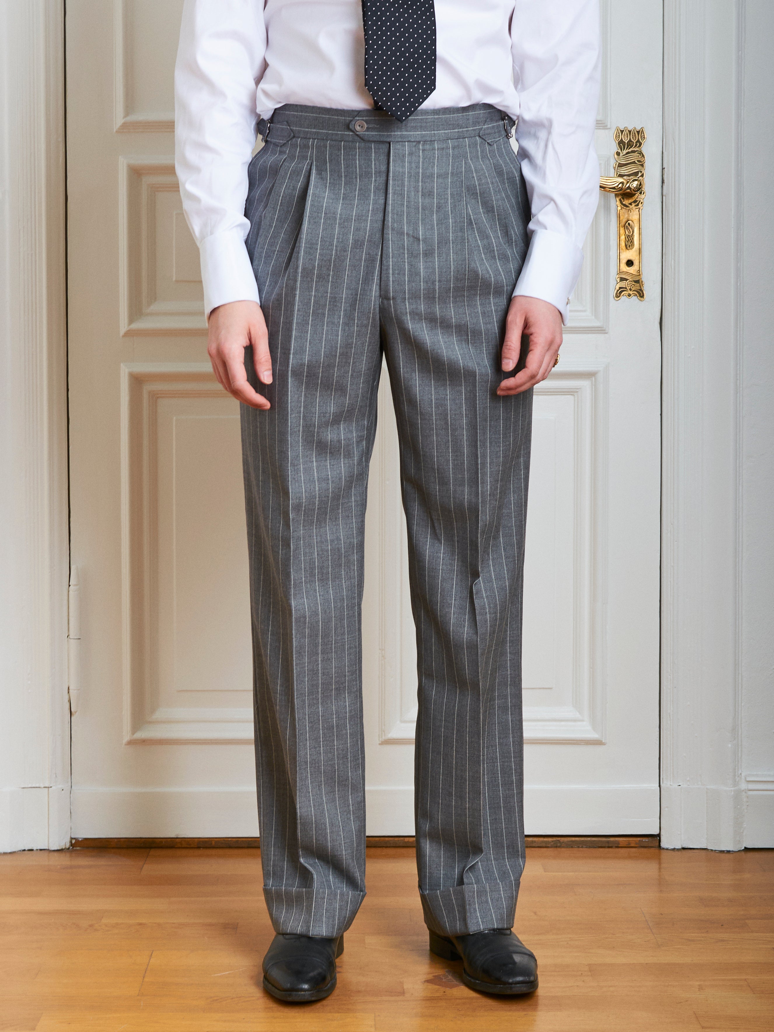 Suit - ligth-grey pinstripe