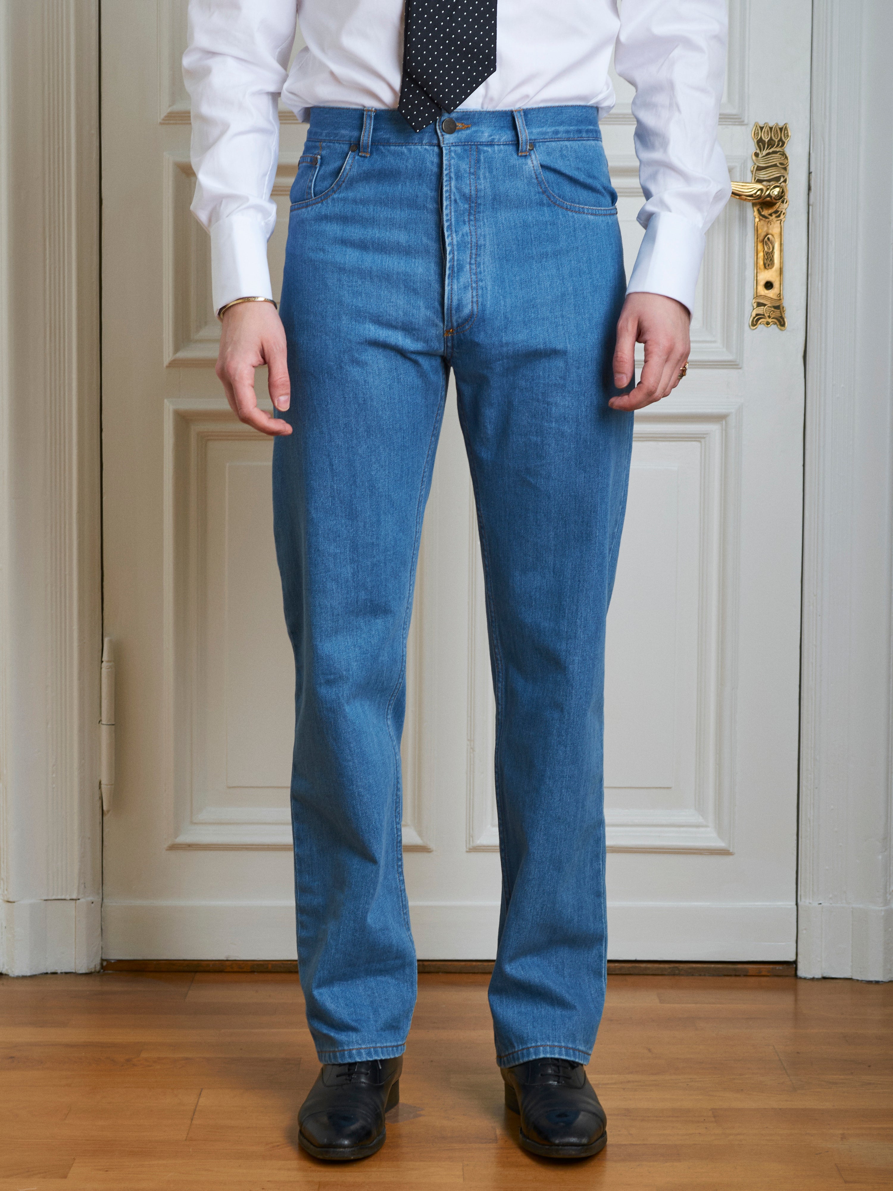 Jeans - Hellblaues Denim