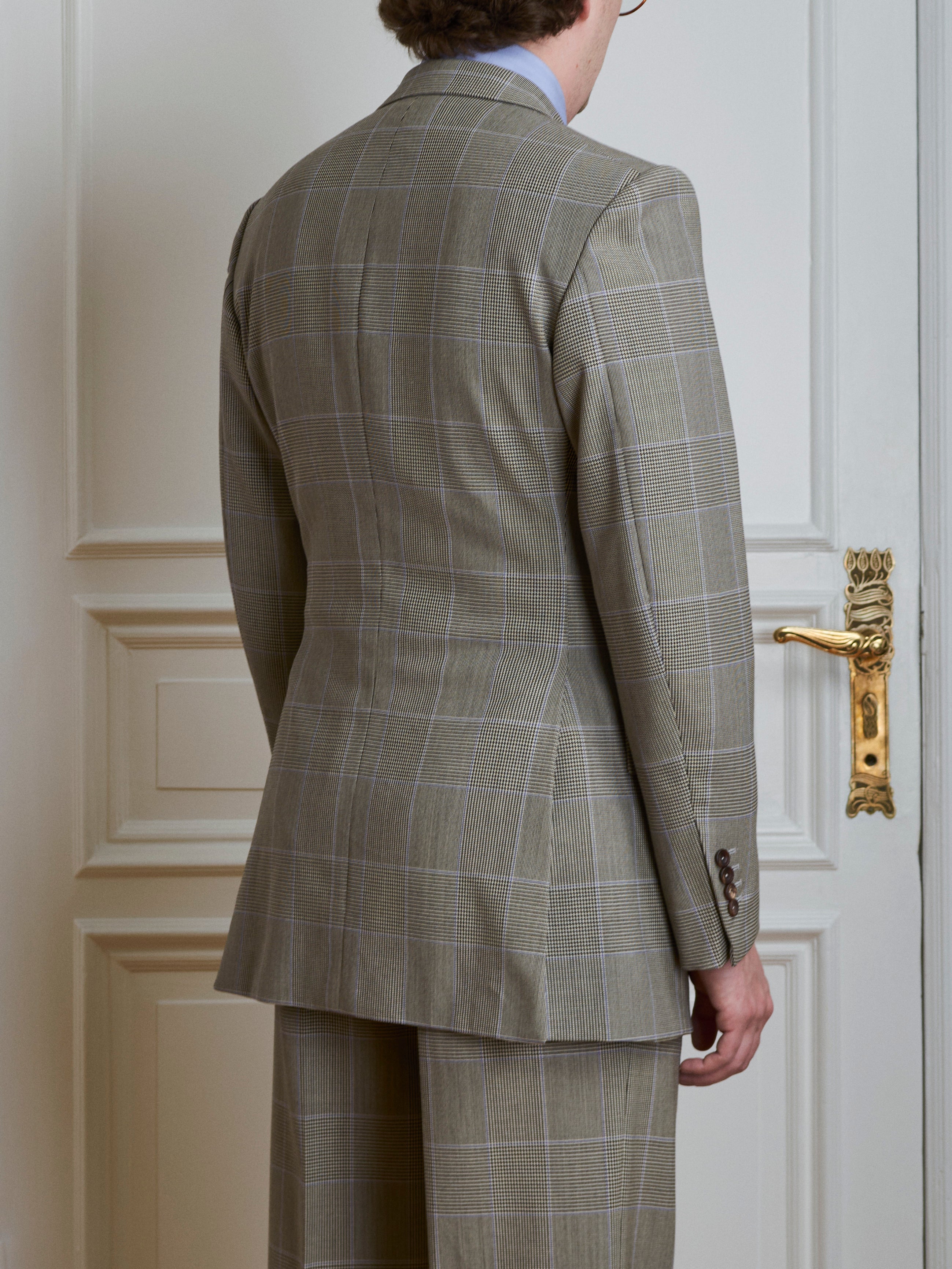 Suit - Grey-lilac glencheck