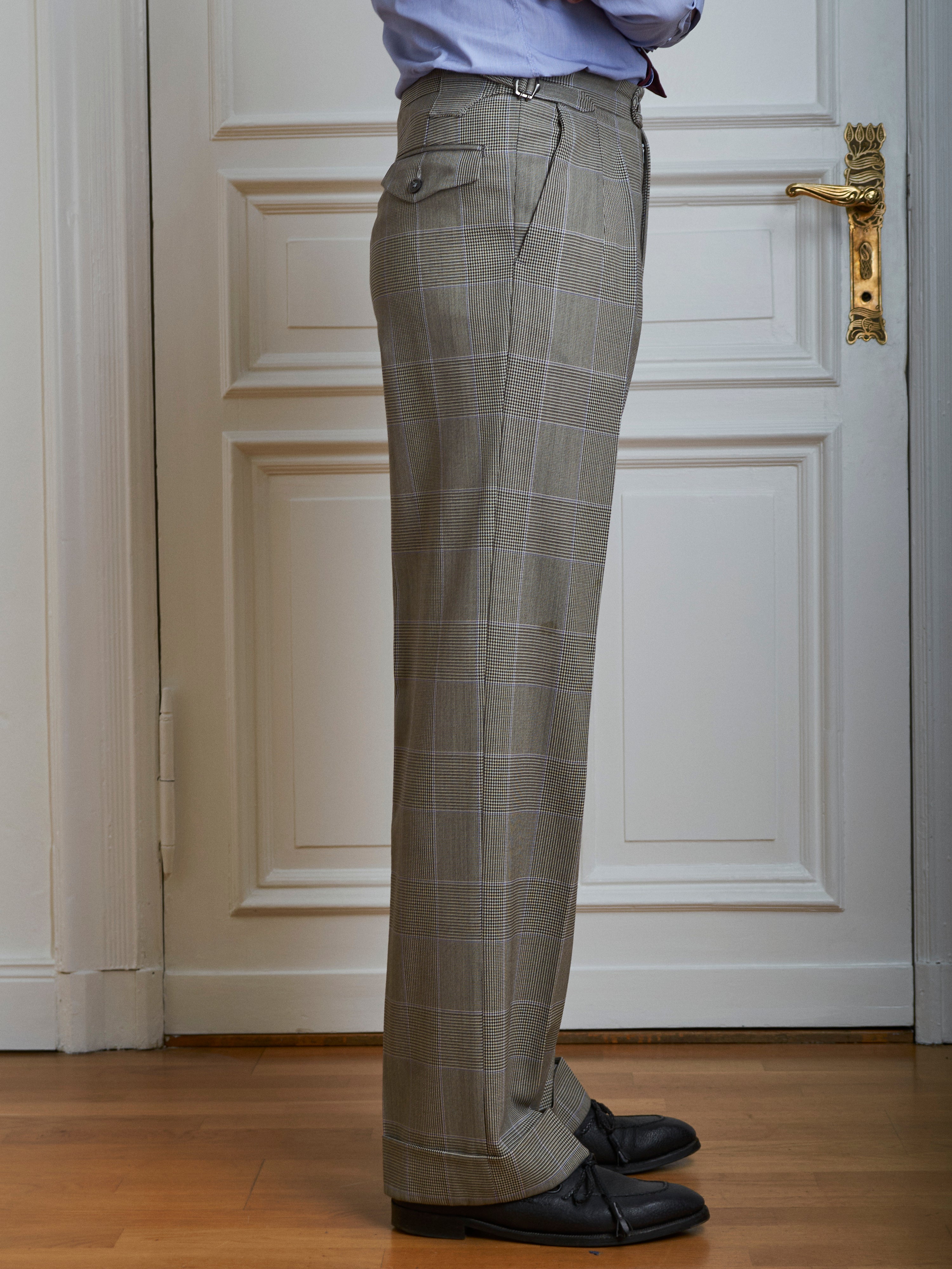 Suit - Grey-lilac glencheck