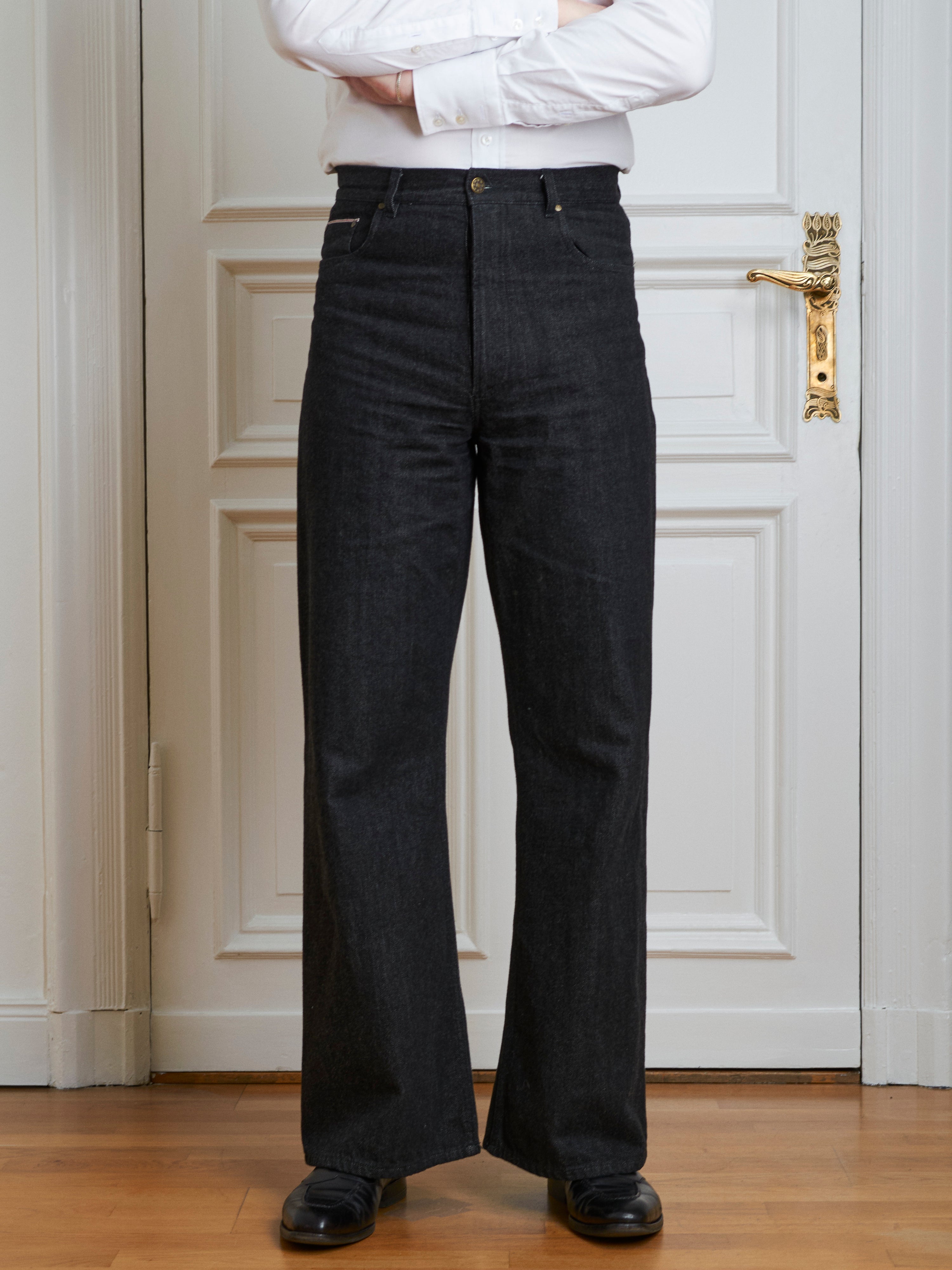 Jeans - Black denim
