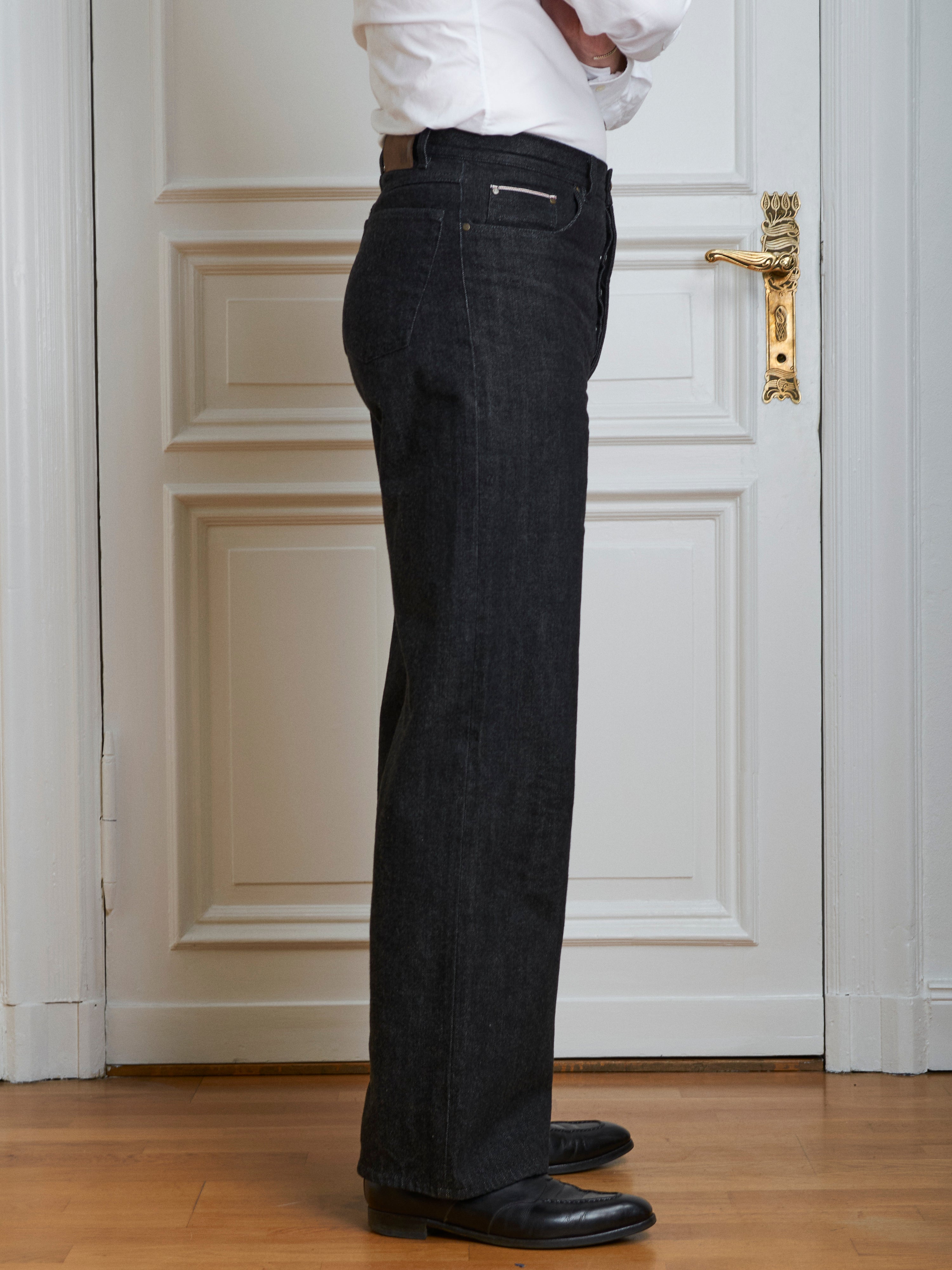 Jeans - Black denim