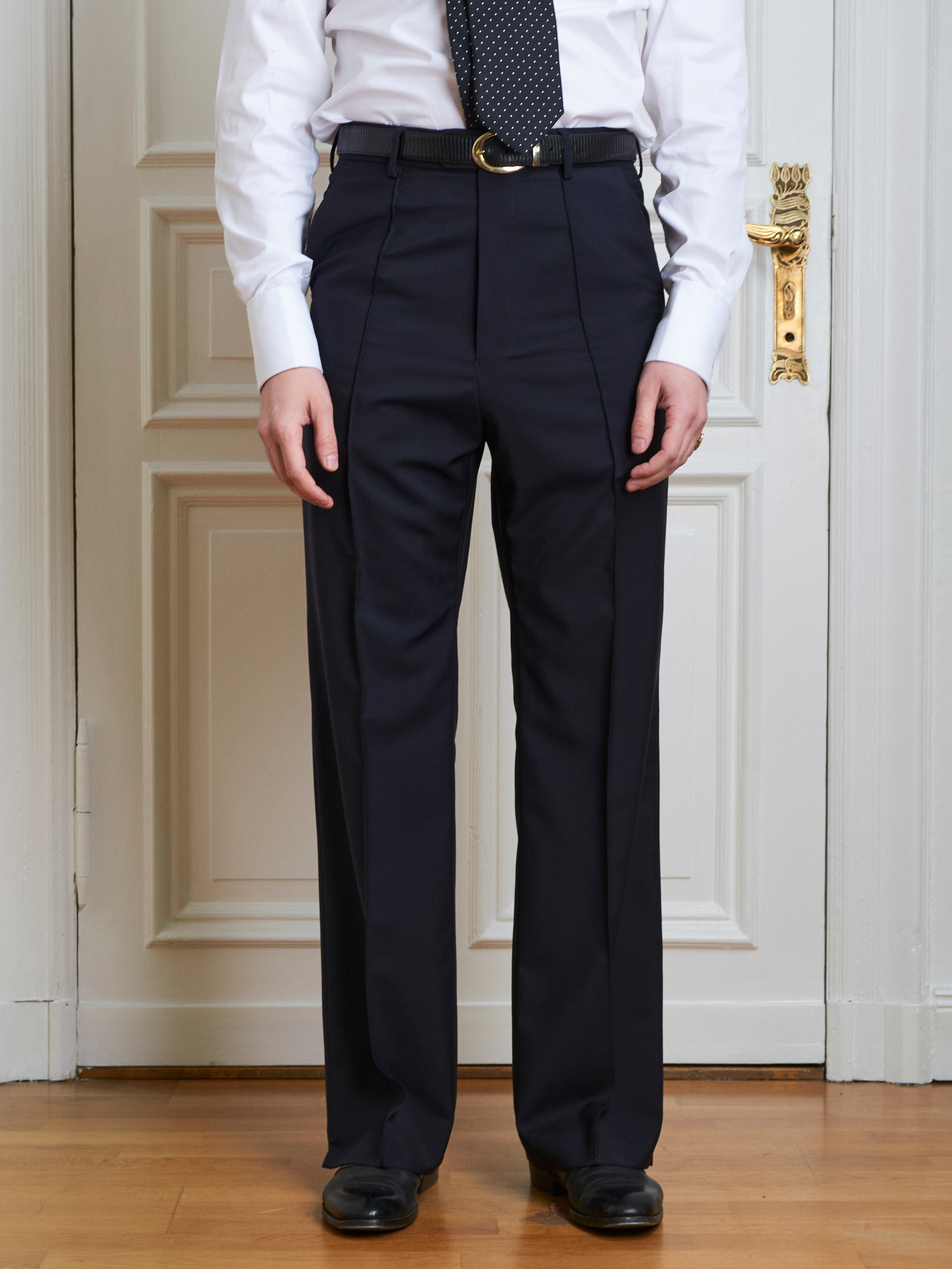 Anzug - Navy Wolle-Mohair Blend