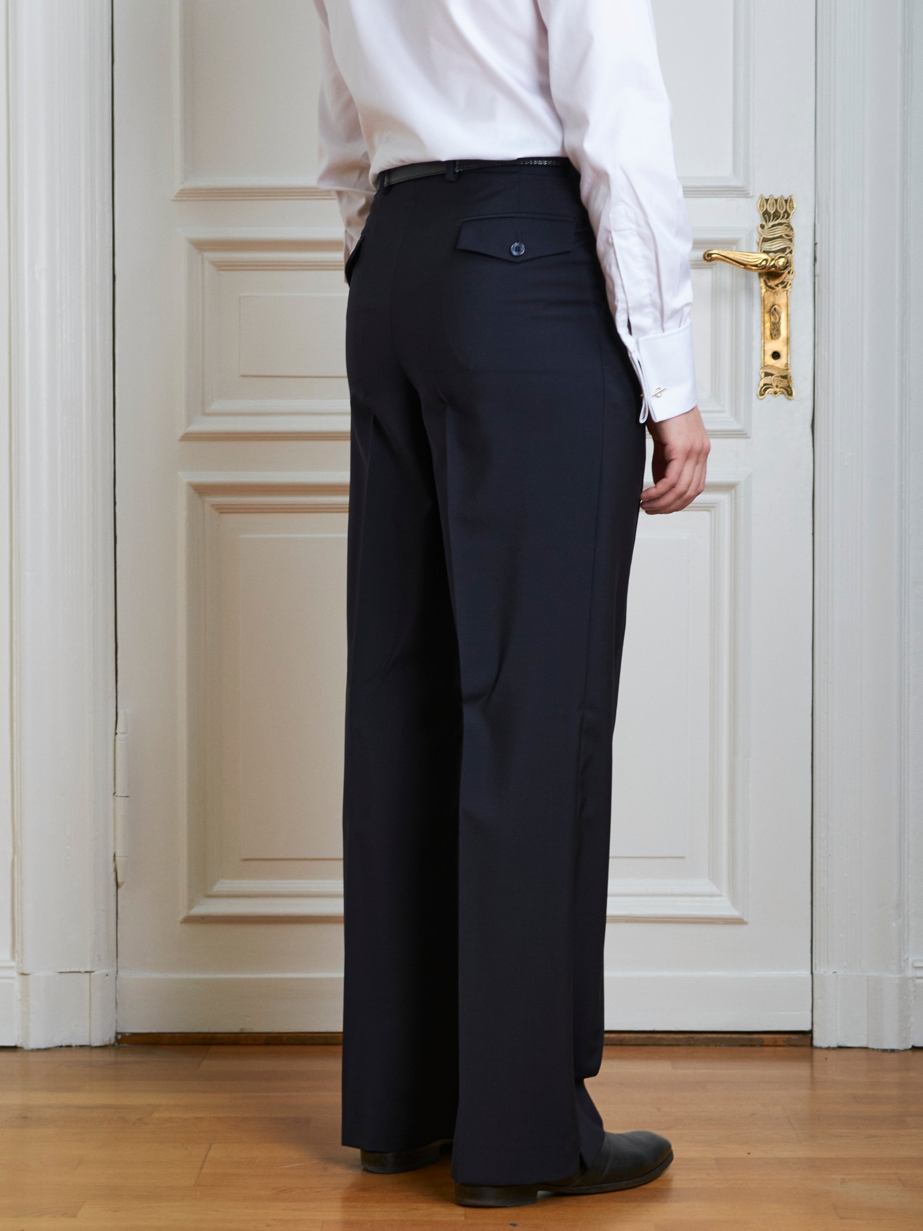 Anzug - Navy Wolle-Mohair Blend
