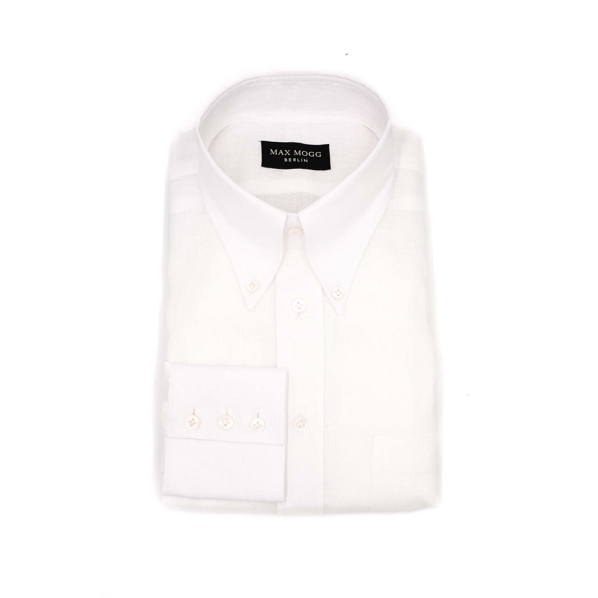 Shirt - White linen button-down