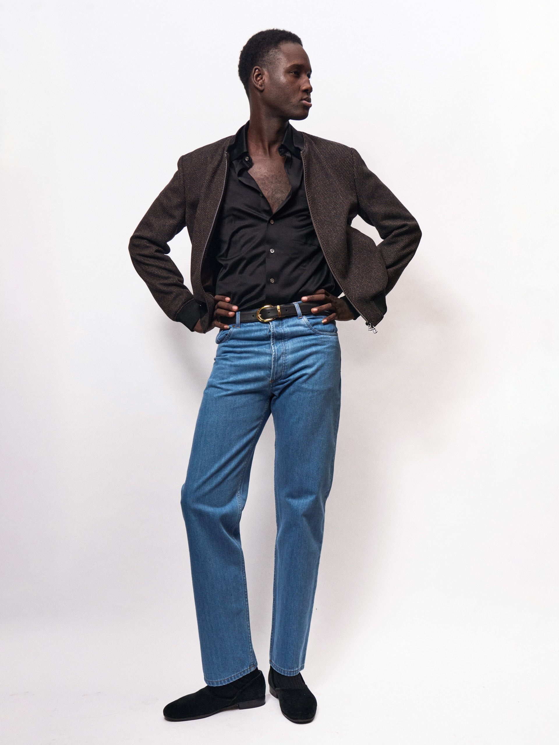 Jeans - Hellblaues Denim