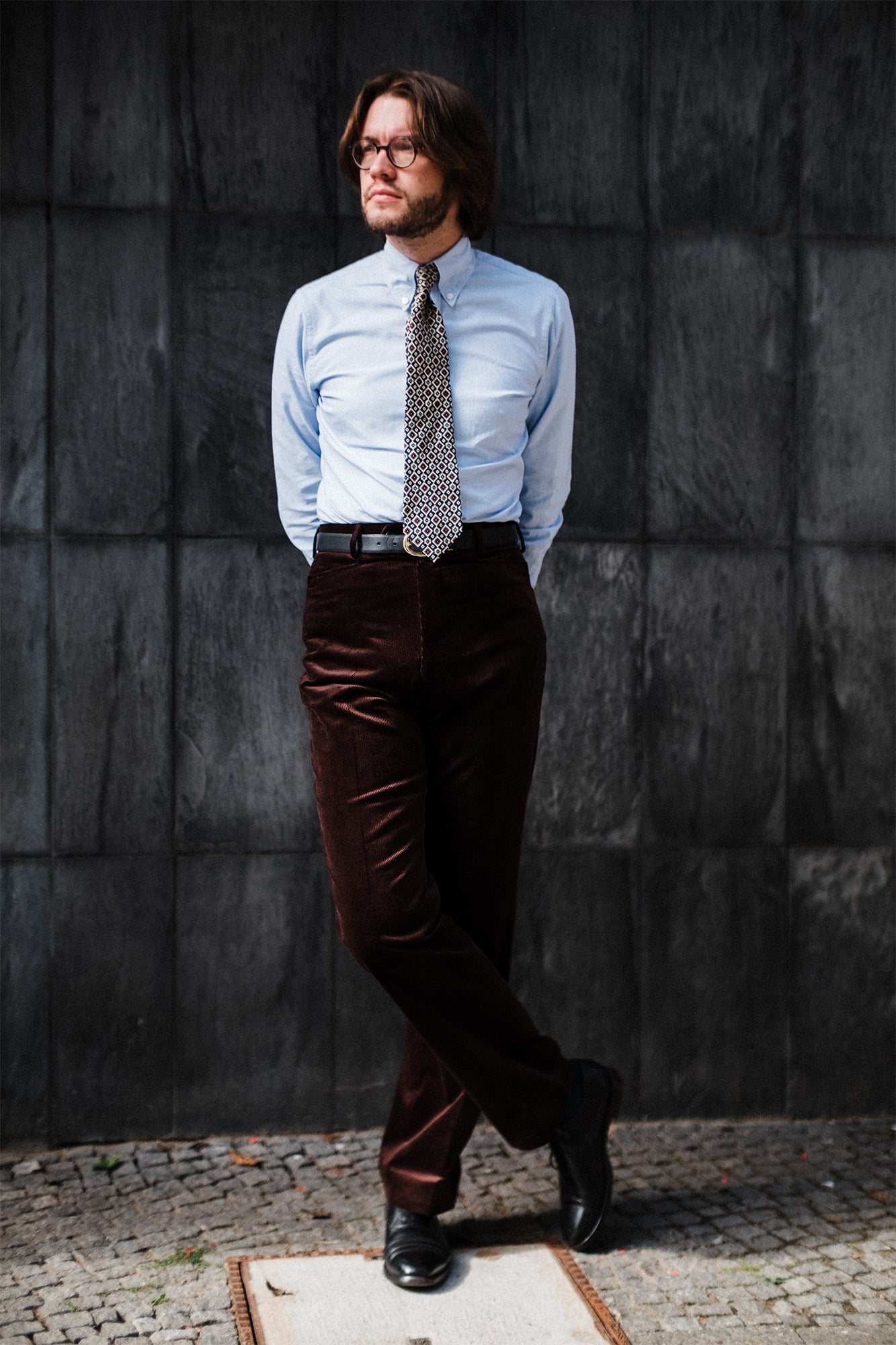 Trousers - chocolate medium wale corduroy