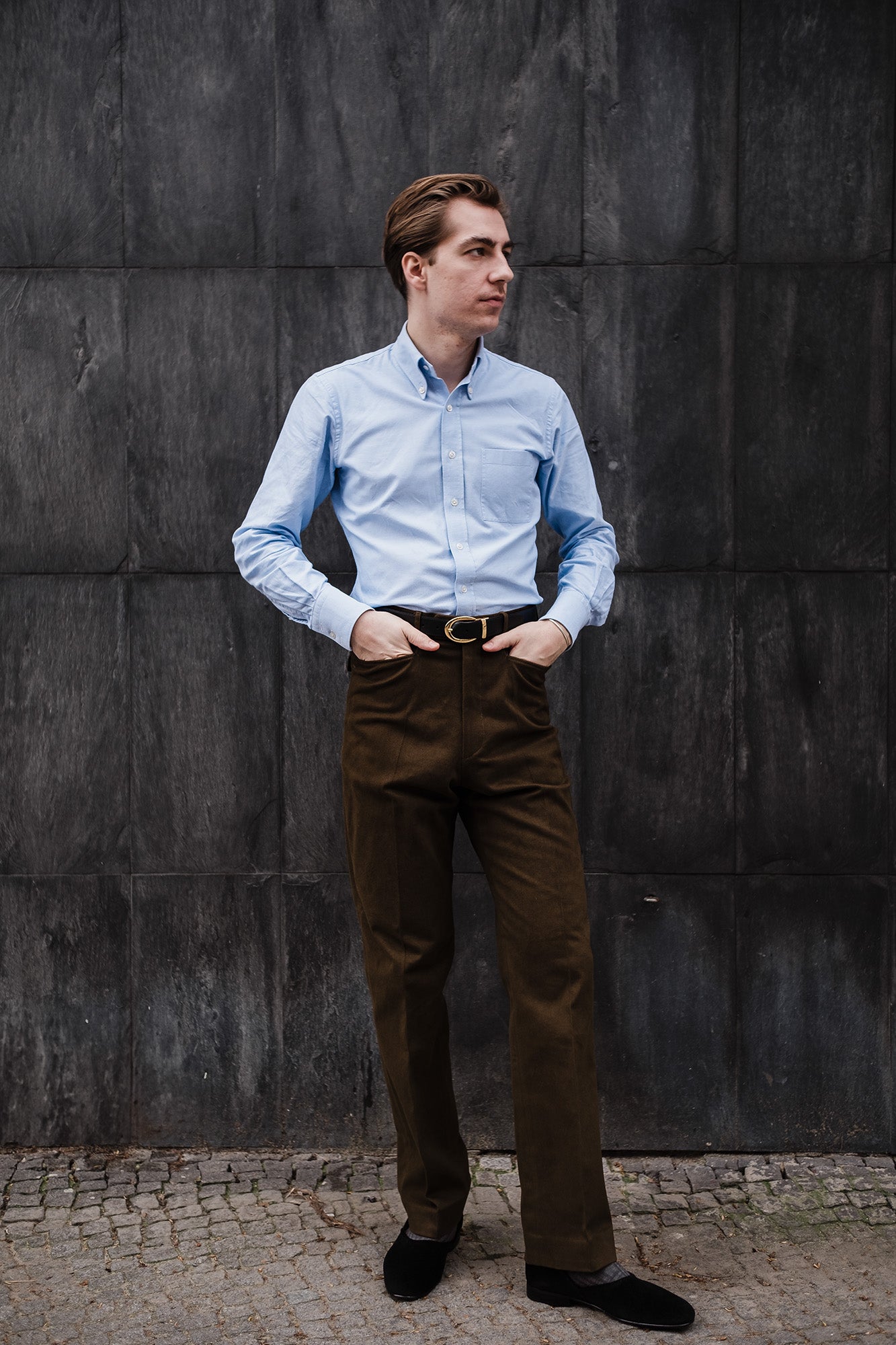 Chino - Olive Cotton-Twill