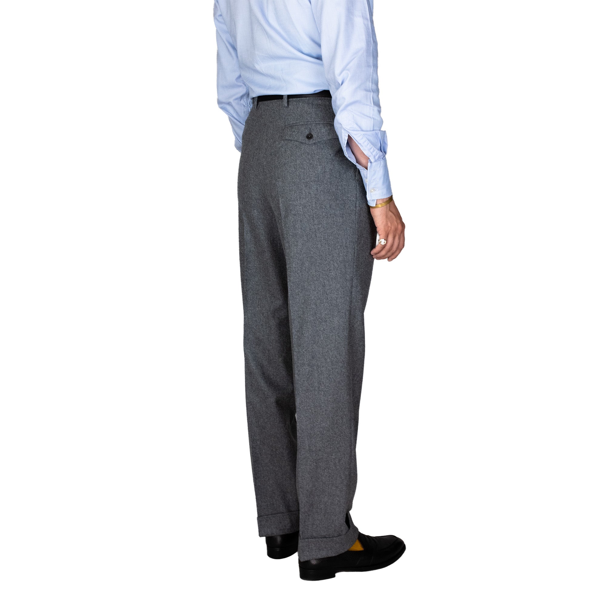 Pants - Mid grey flannel
