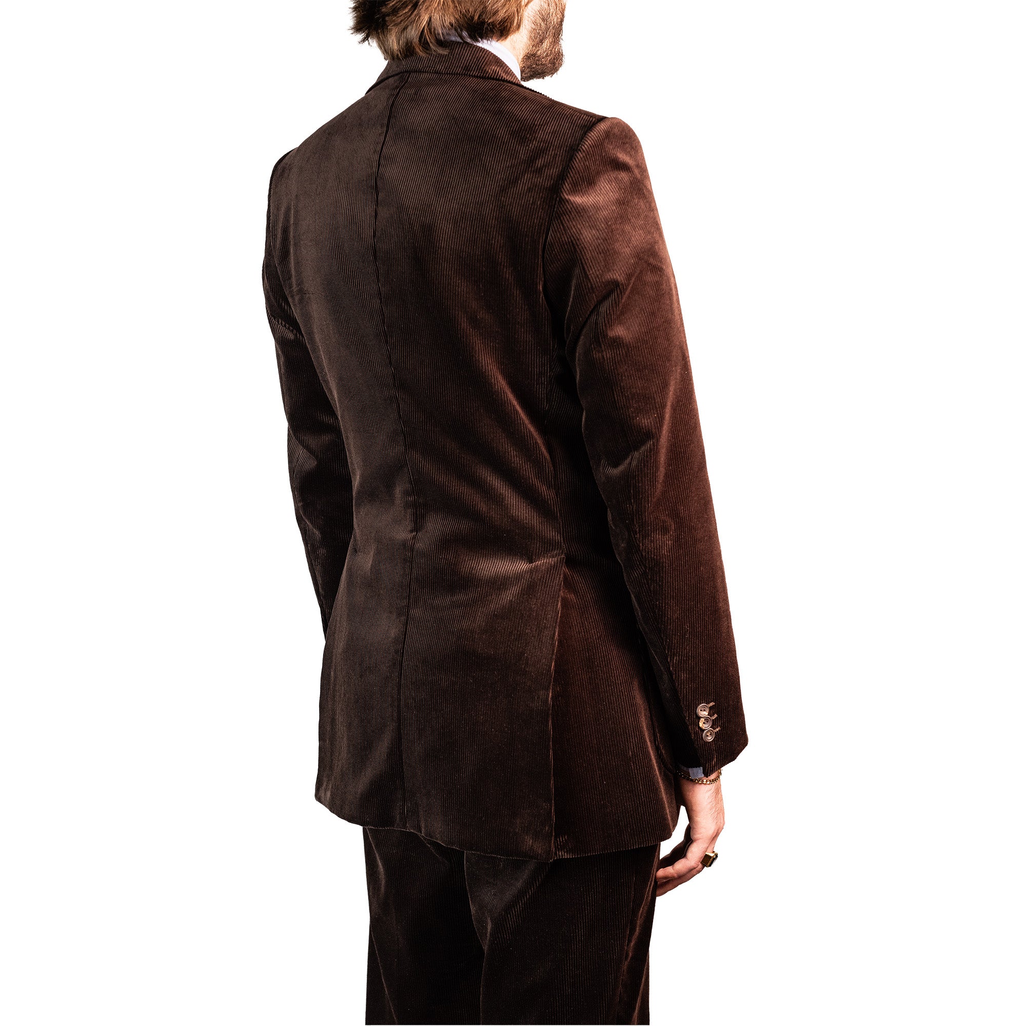 Jacket - chocolate medium wale corduroy