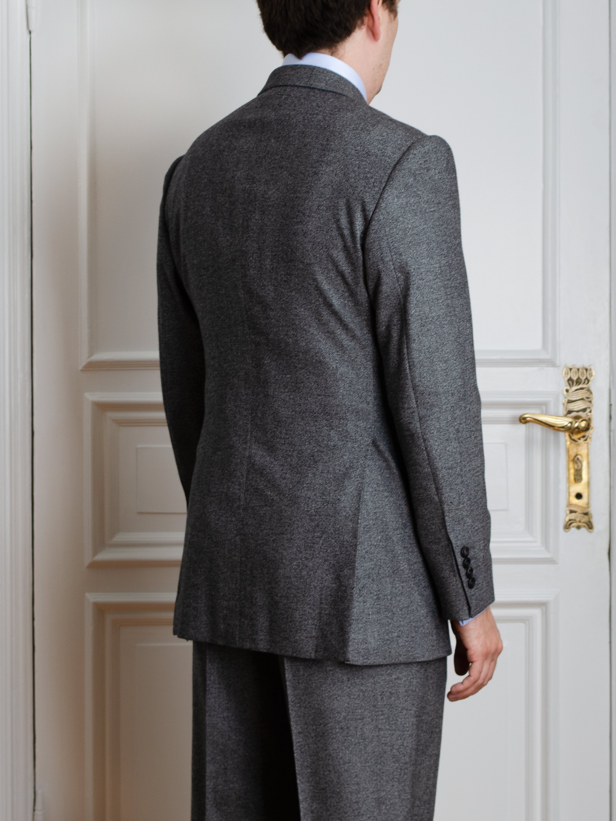 Suit - Black-grey flannel 