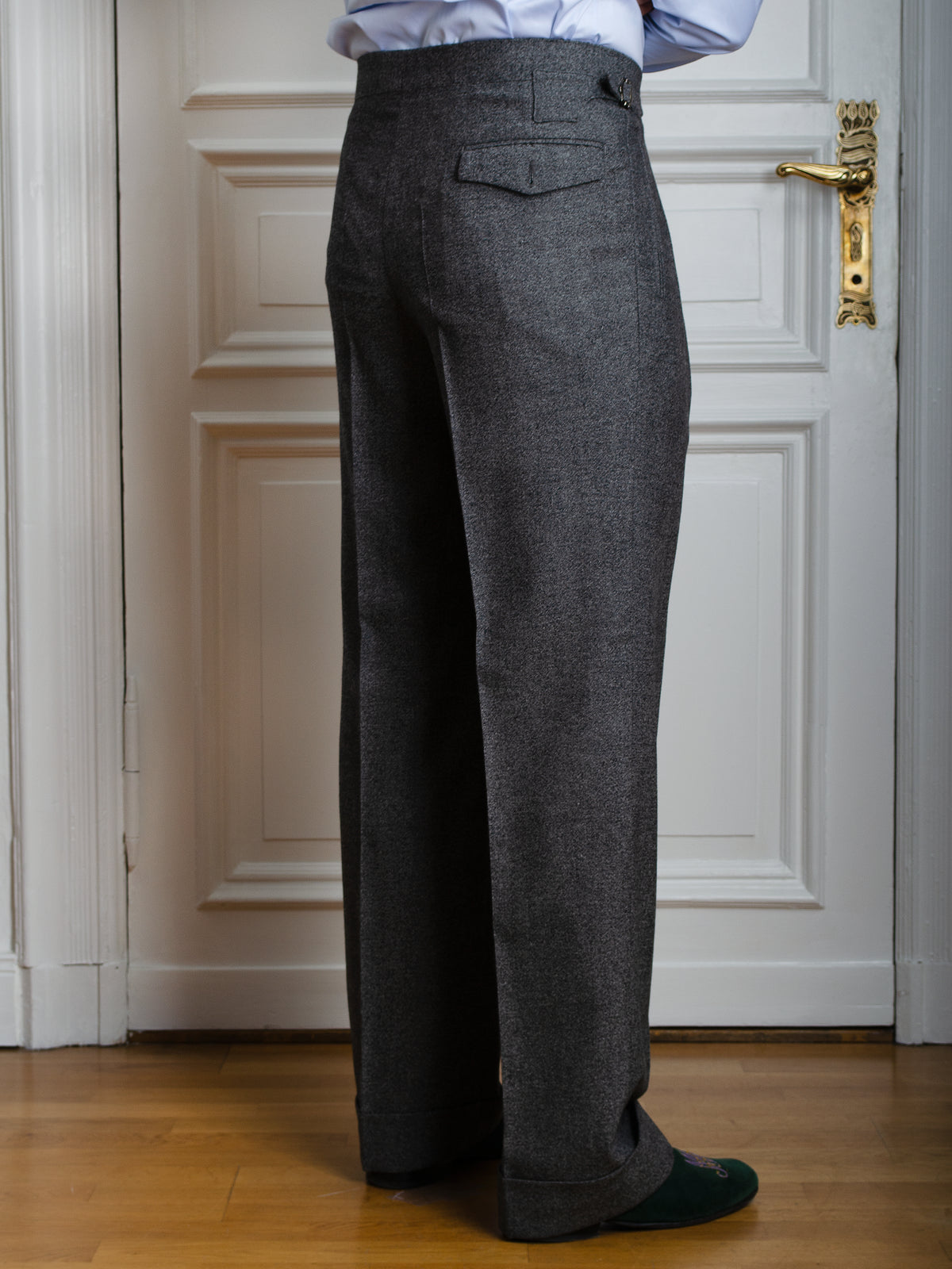 Suit - Black-grey flannel 