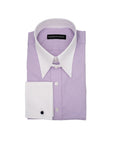 Shirt - Lilac pinpoint Spearpoint-Tab