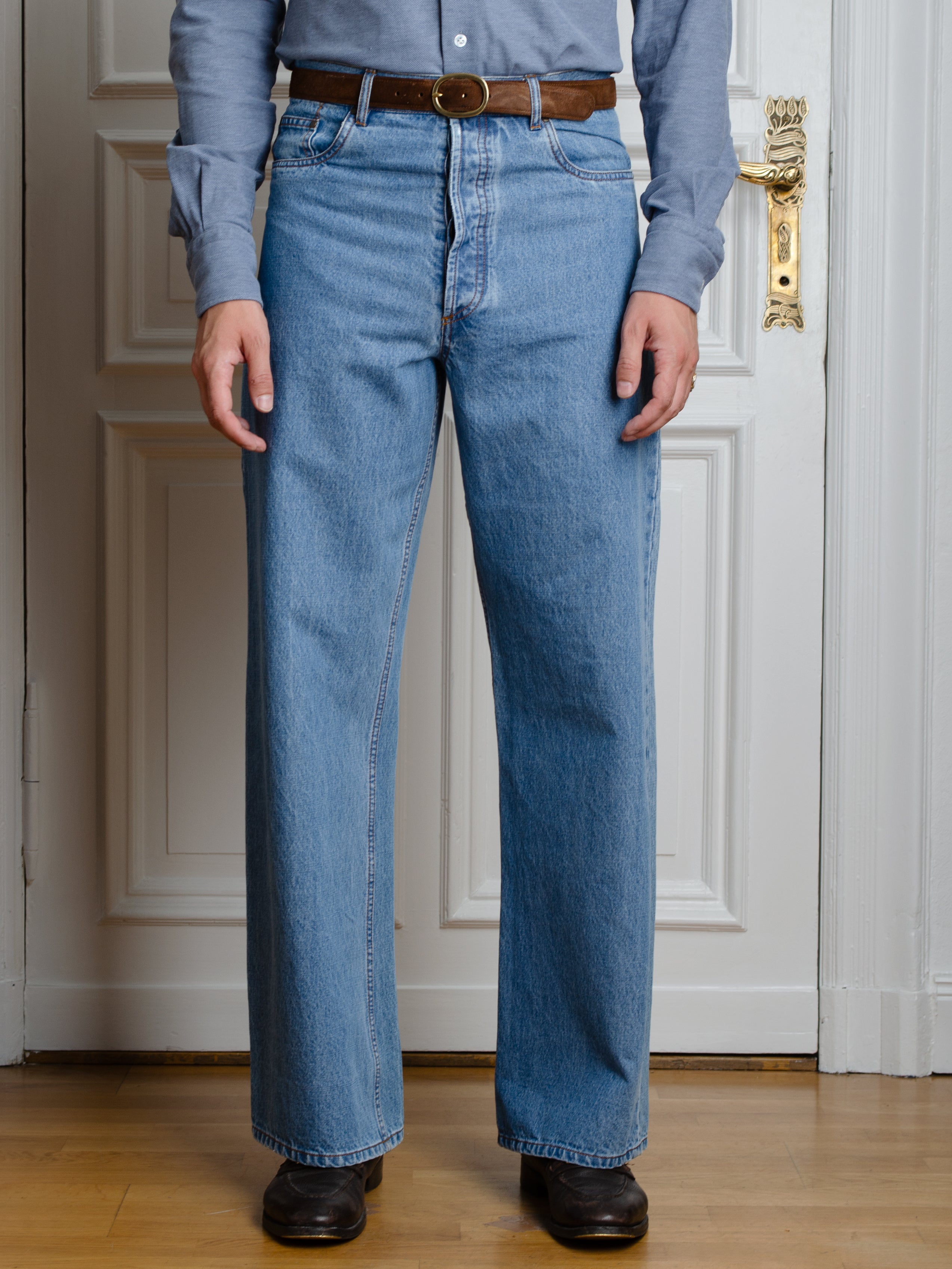 Jeans - Hellblaues Denim
