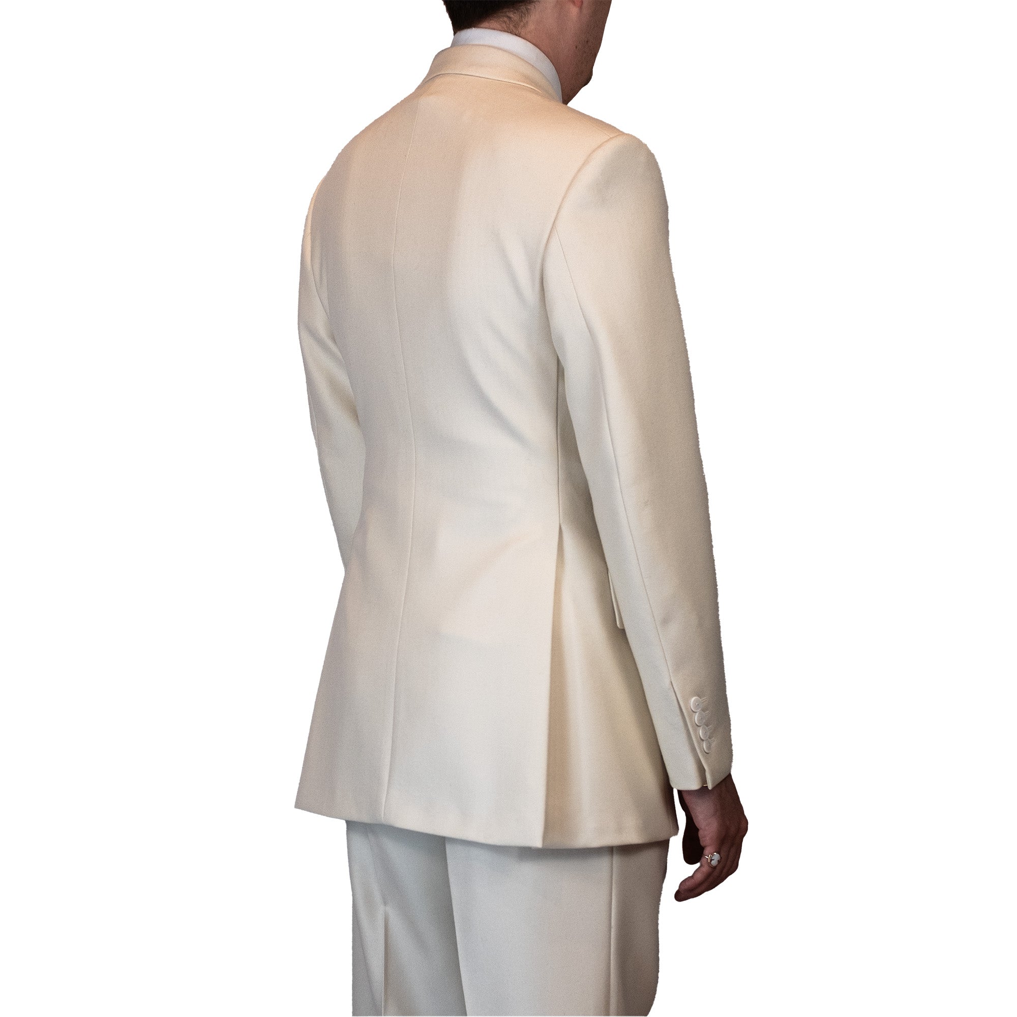 Suit - White Cricket Flannel
