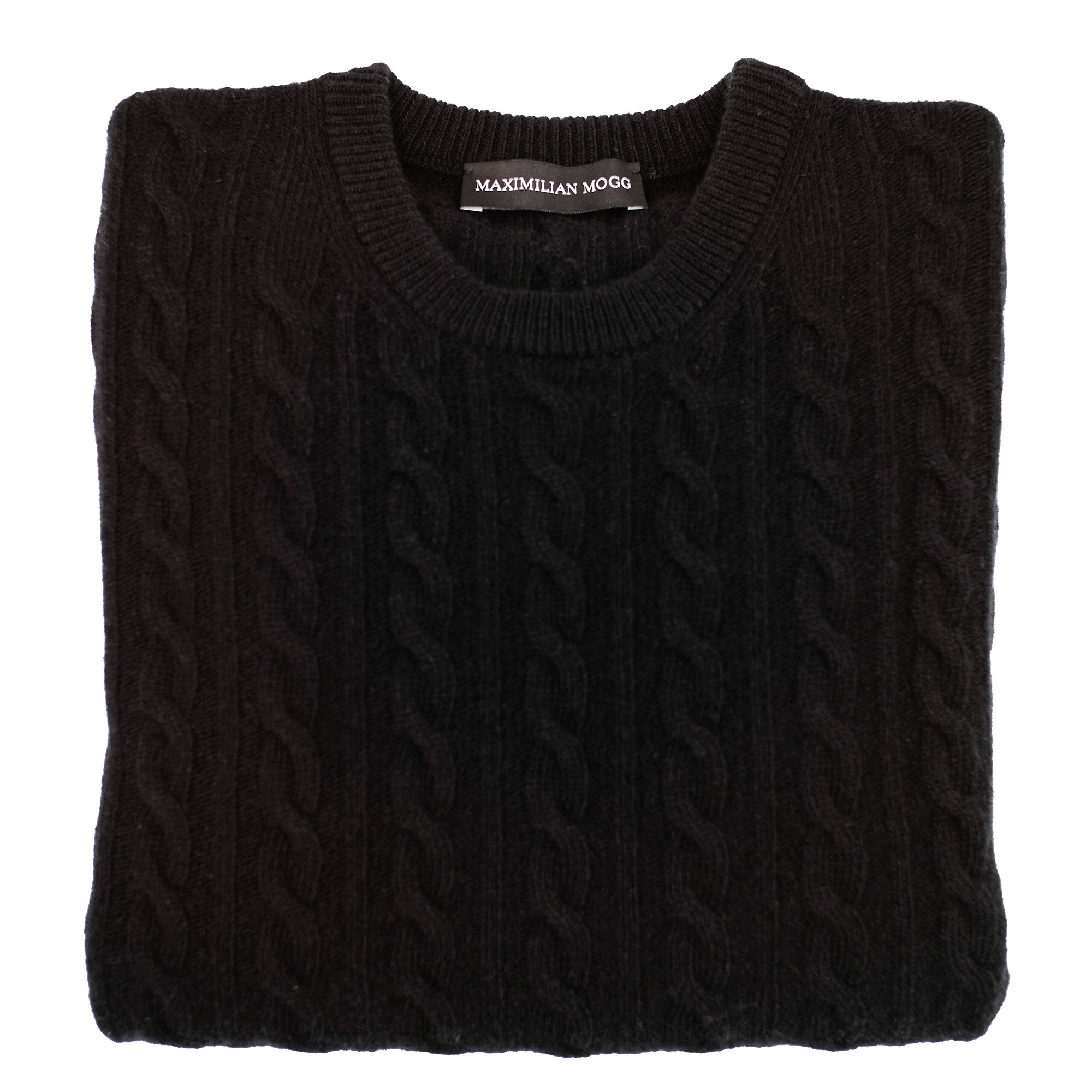 Pullover - Black Cableknit